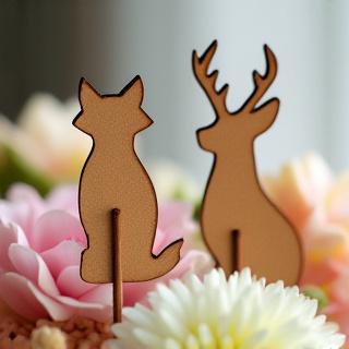 Custom Mammal Toppers for flowers